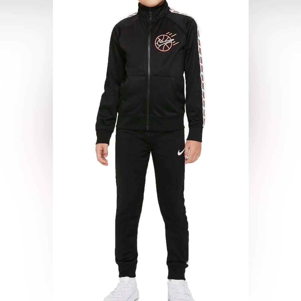 Nike Black Basketball Track Jacket size 6